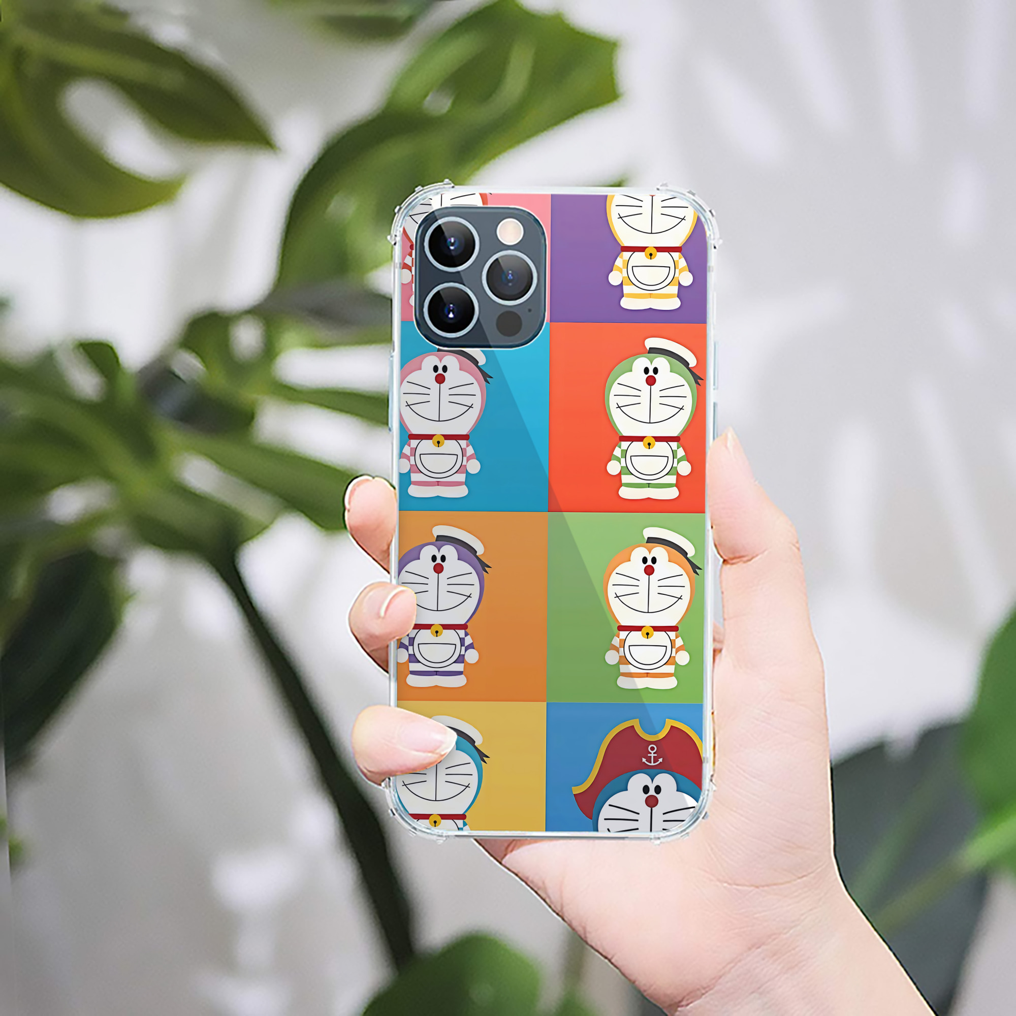 （画像用） ドラえもん Doraemon 【iPhone 12シリーズ対応】透明スマホケース（クリアソフトケース）
